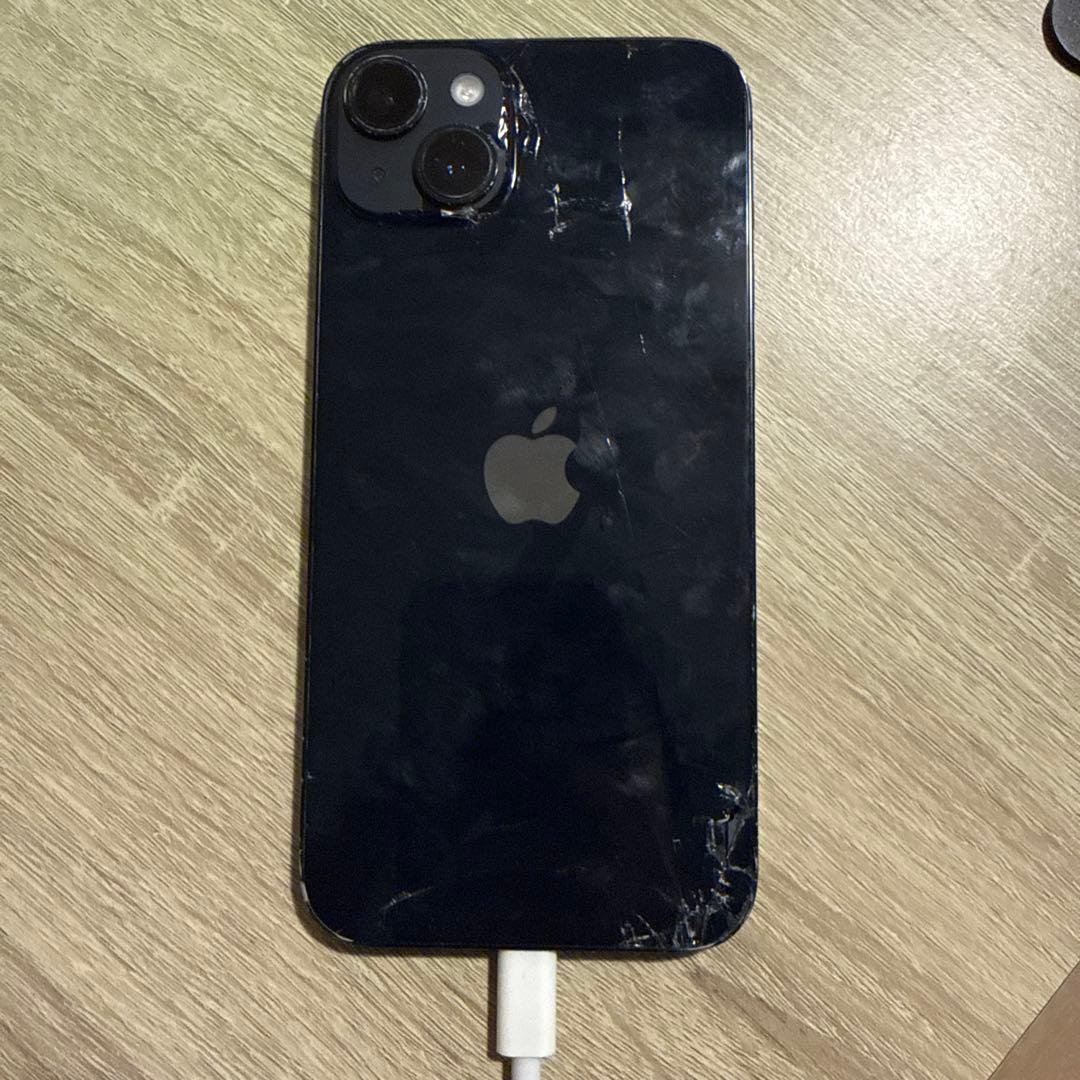 iPhone 14Plus 128GB 前後ヒビ割れ