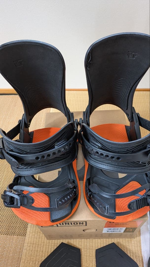UNION ULTRA ビンディング ブラック/オレンジ M 22-23モデル