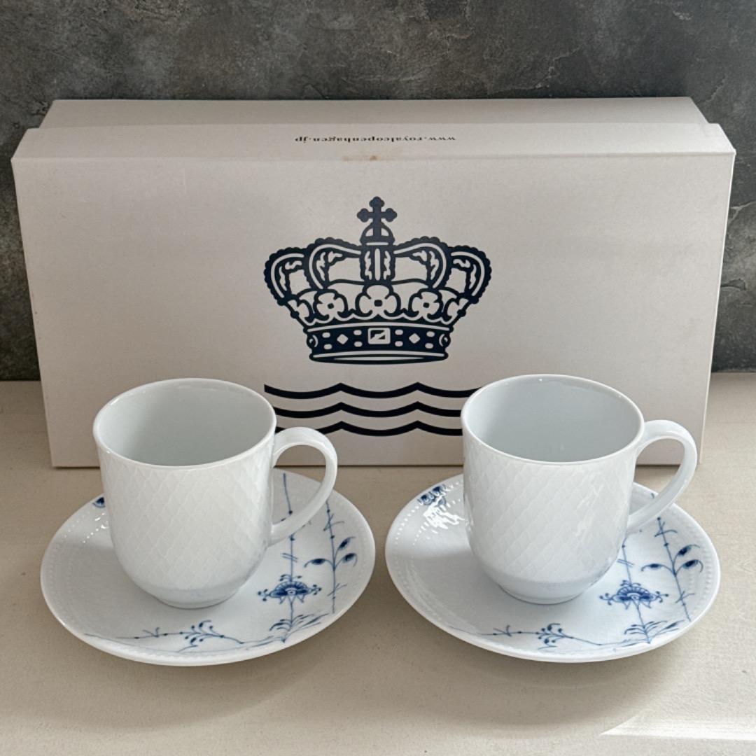 新品⭐︎ホワイト・ブルー　パルメッテ食器セット4点