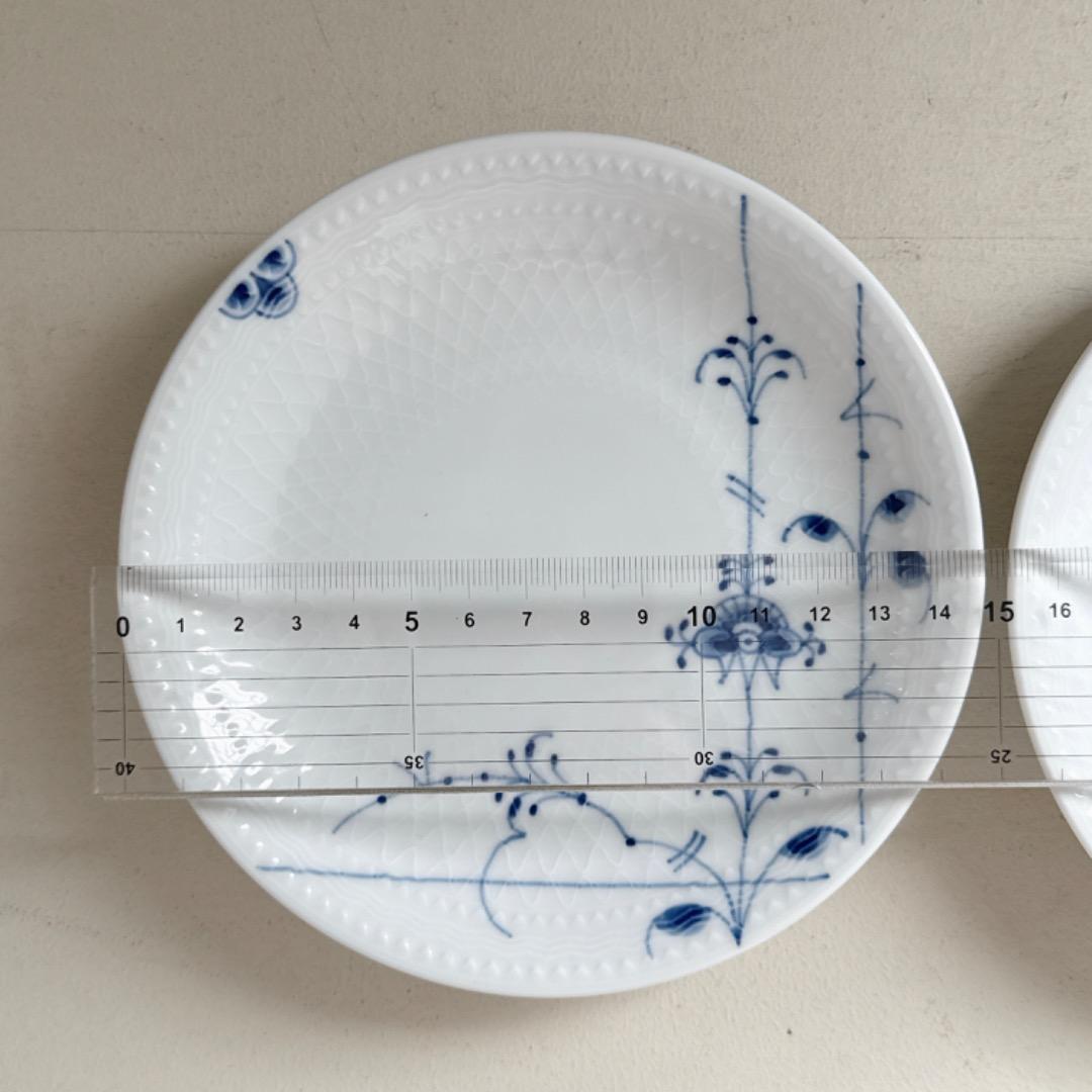 新品⭐︎ホワイト・ブルー　パルメッテ食器セット4点