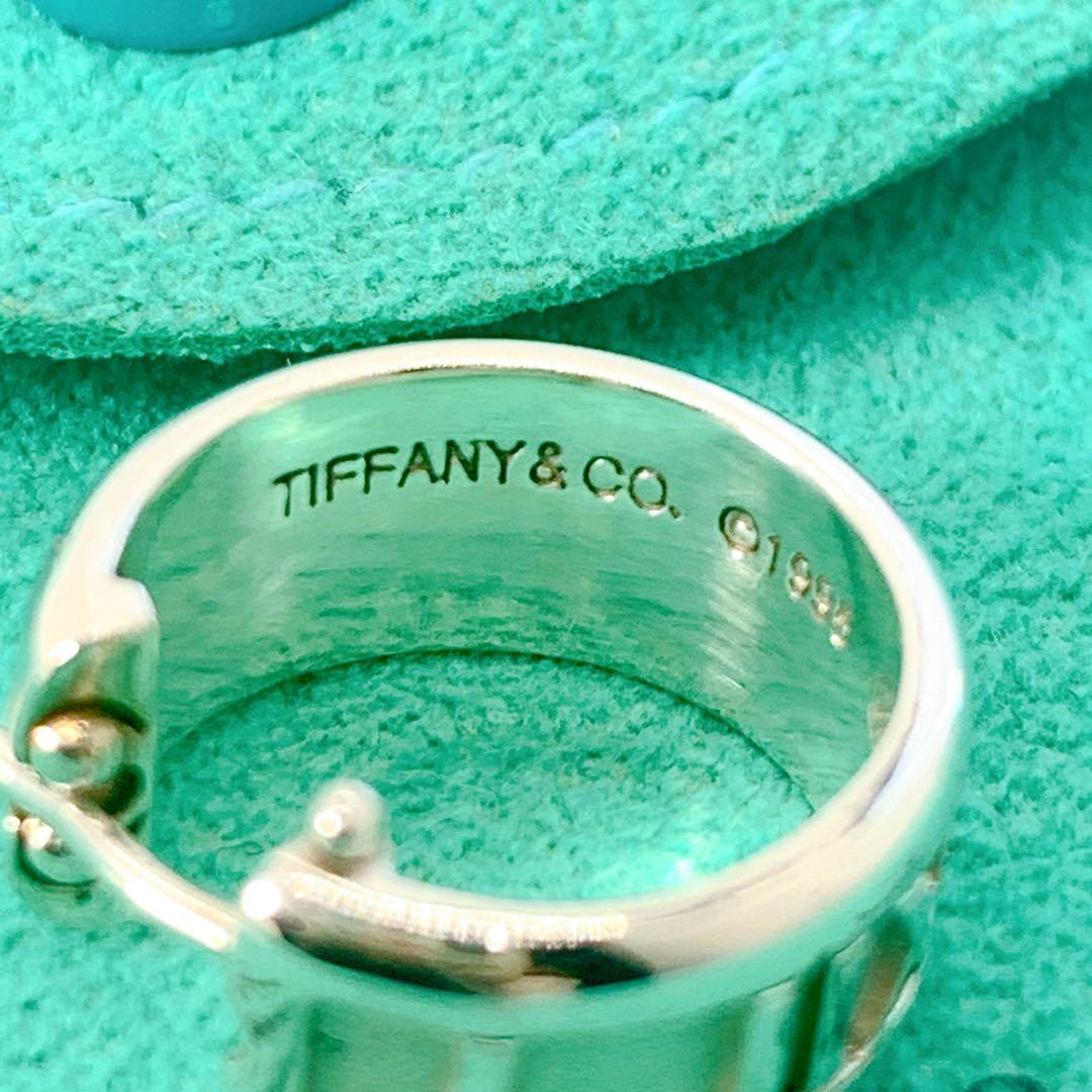 美品 ティファニー アトラス フープ 片耳 ピアス シルバー925