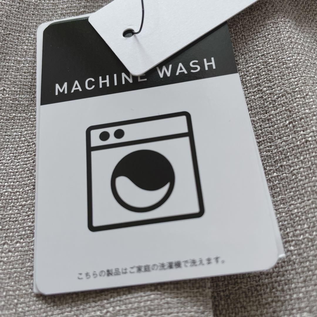 未使用 インディヴィ リネン風ノーカラーパンツ スーツ 洗濯可 INDIVI