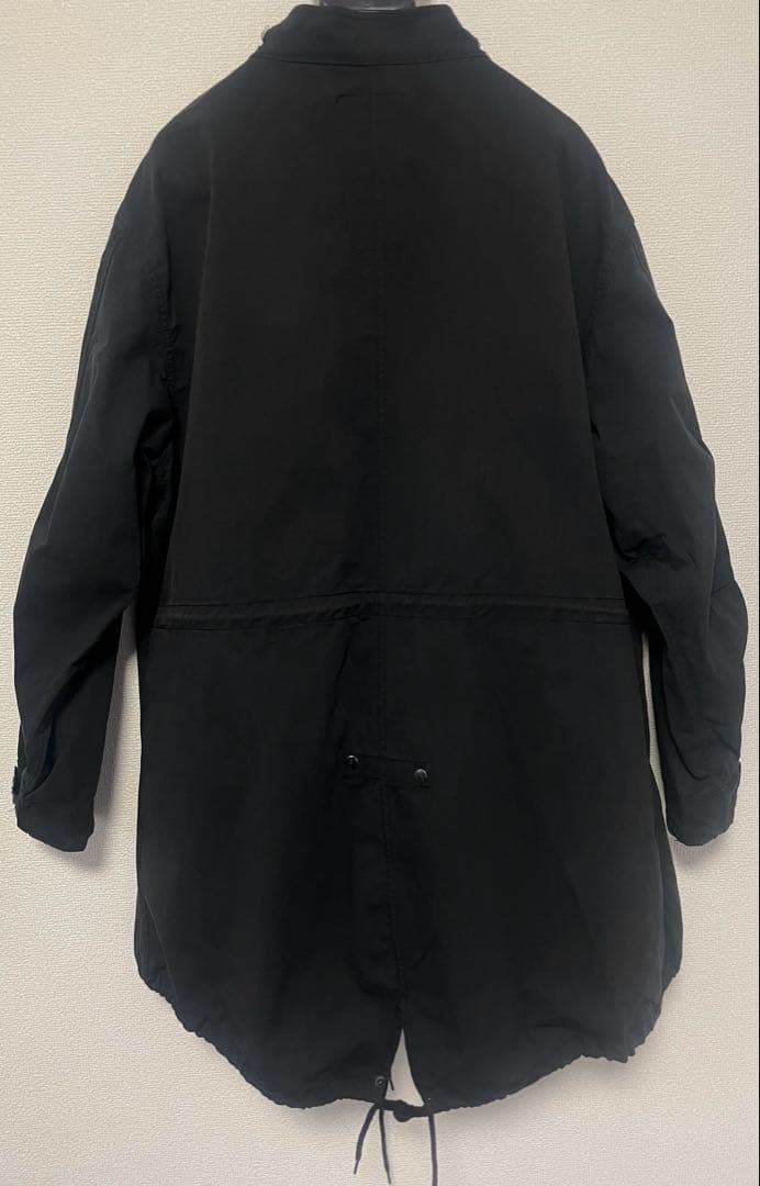 ヒューストン M-65 モッズコート 3way m65 フィッシュテール 黒