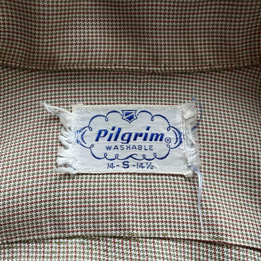 50s PILGRIM レーヨン シャツ フラップ 検 60s ギャバジン