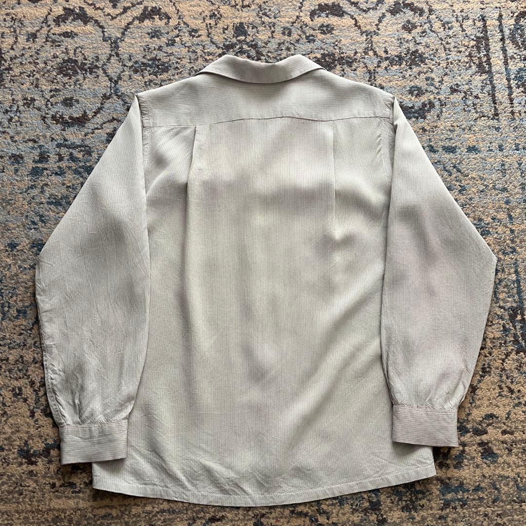 50s PILGRIM レーヨン シャツ フラップ 検 60s ギャバジン
