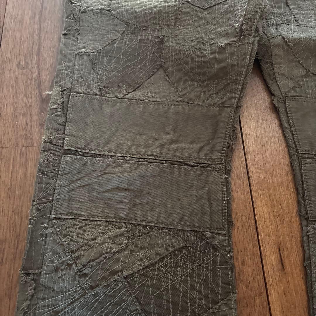 サスクワァッチファブリックスのゾンビクラストパンツになります。カーキ　M