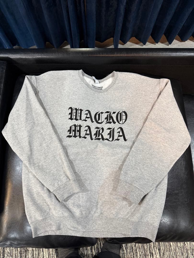トップス WACKO MARIA CREW NECK SWEAT SHIRT