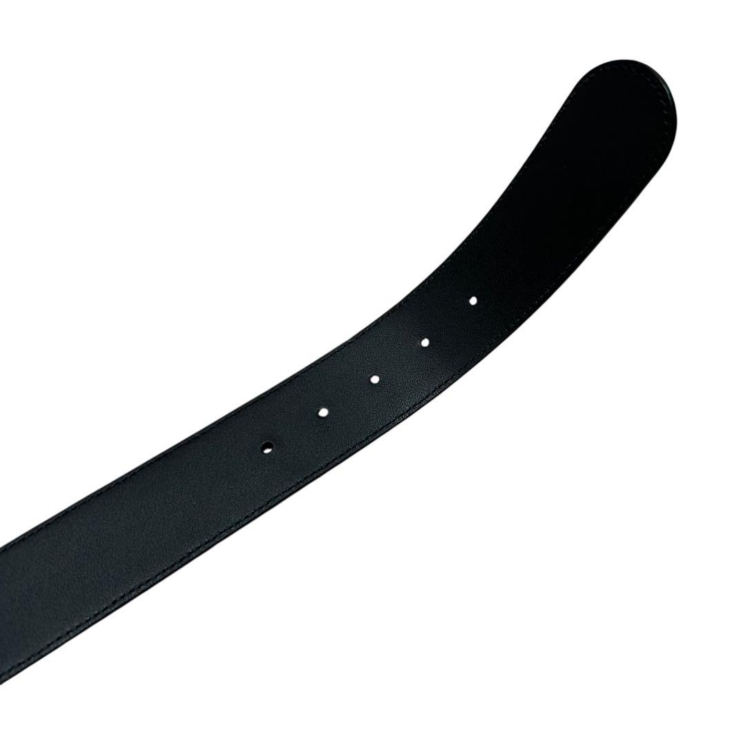 GUCCI GG柄　ベルト　メンズ　インターロッキングG ブラック