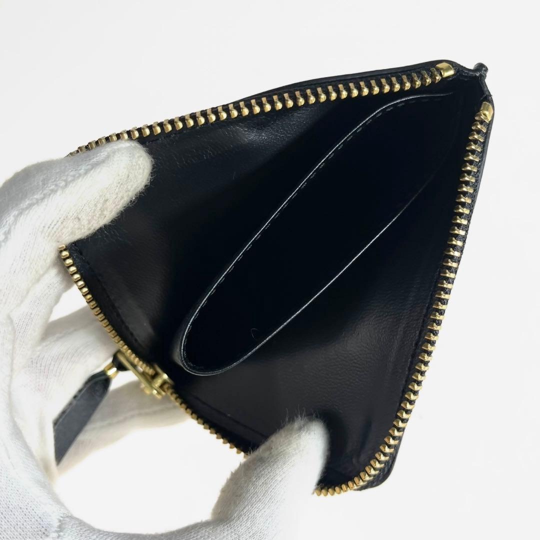 極美品 コムデギャルソン ラウンドジップ 財布 a806