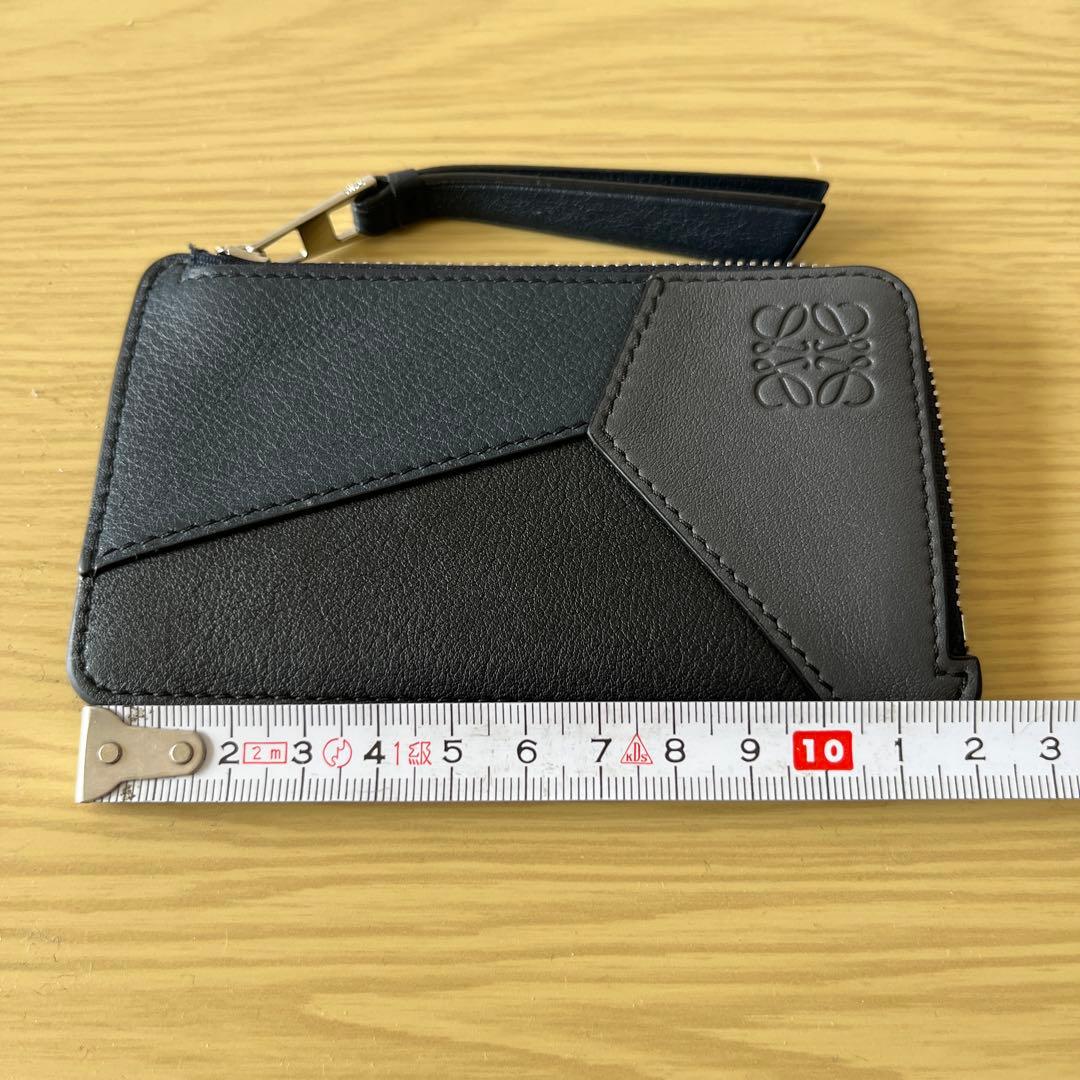 LOEWE ロエベ ケース カードケース ネイビー レザー