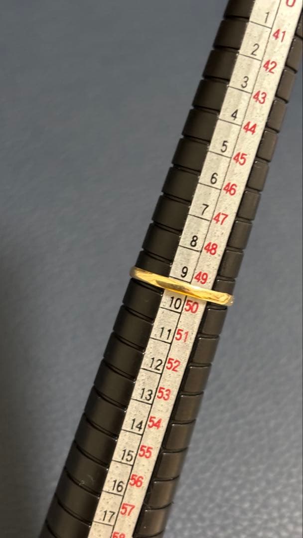 k10 イエローゴールドリング 約9号