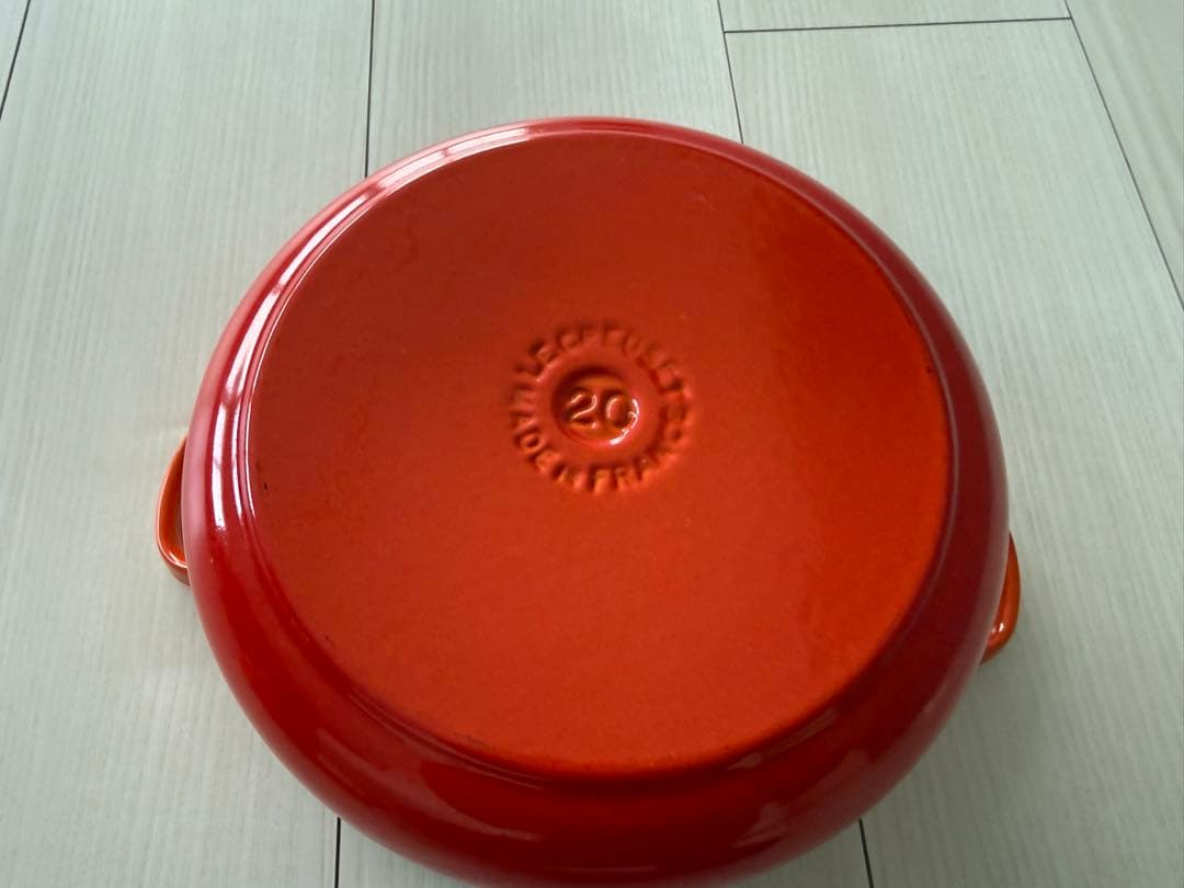 Le Creuset ココット・ランド　オレンジ 深鍋 20cm