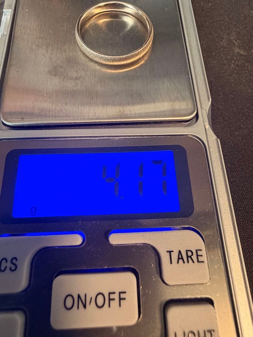 K18 リング wg shihara シハラ オーバル30約4.17g 約18号