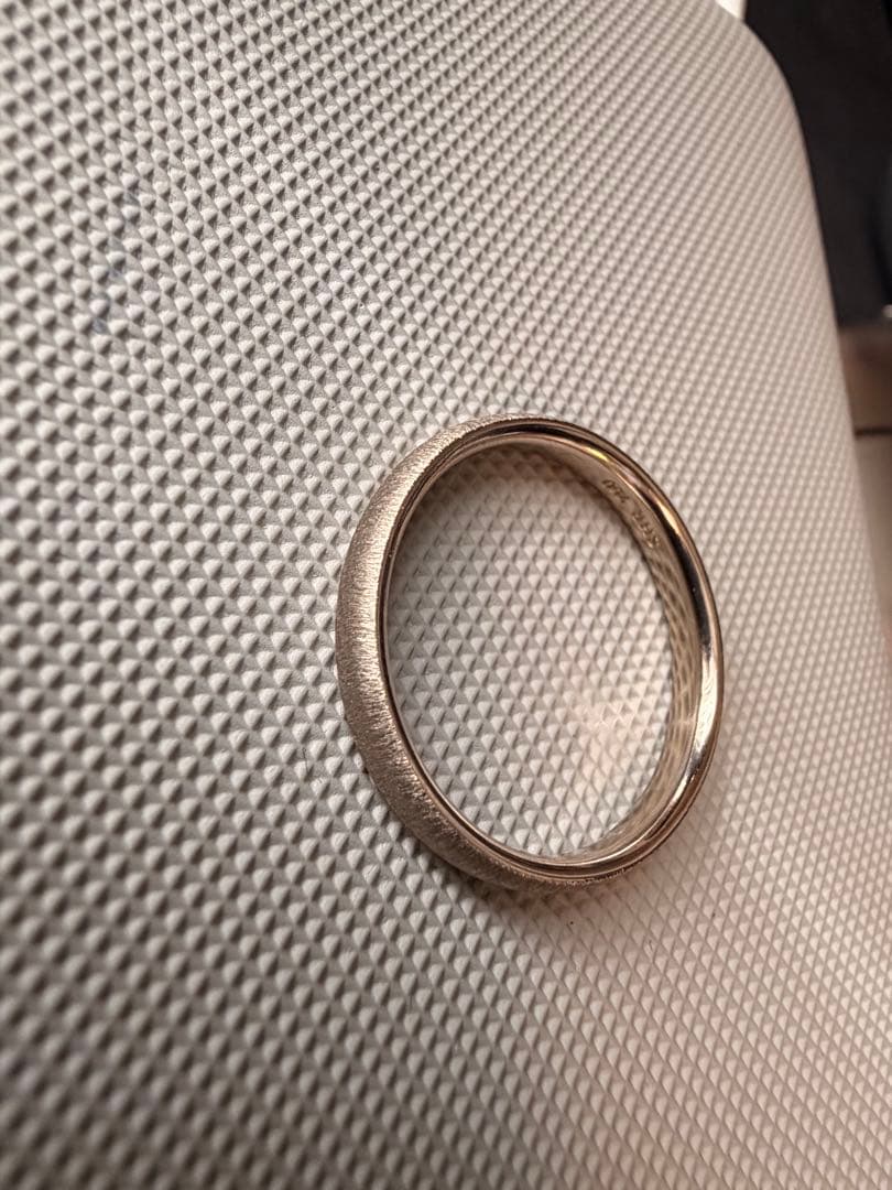 K18 リング wg shihara シハラ オーバル30約4.17g 約18号