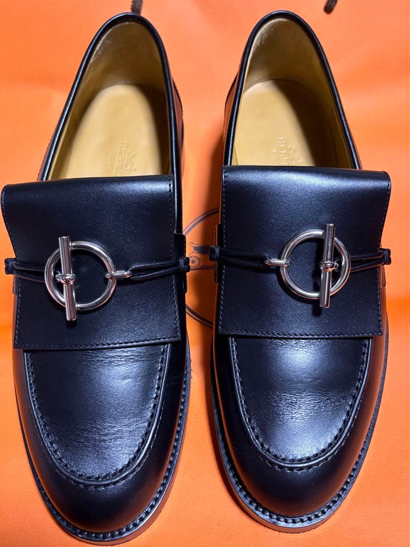 エルメス　HERMES モカシンインパクト（ローファー）サイズ39 美品