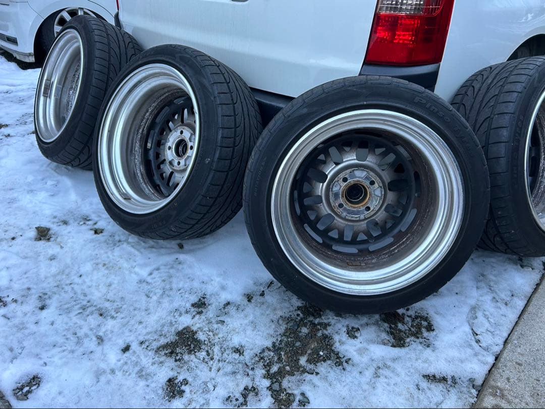 work seeker 16インチ8J +28通しタイヤ付き①