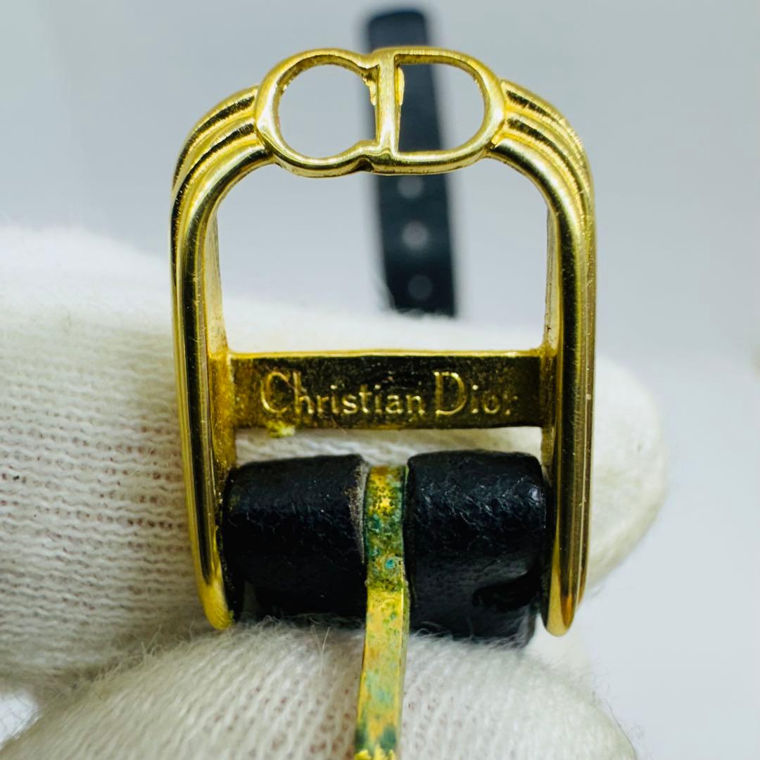 ✨Dior✨ブラックムーン✨ホワイトシェル文字盤✨バギラ✨クオーツ✨腕時計✨