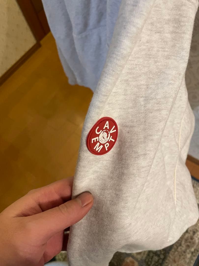 Cavempt グレー ジップアップパーカー