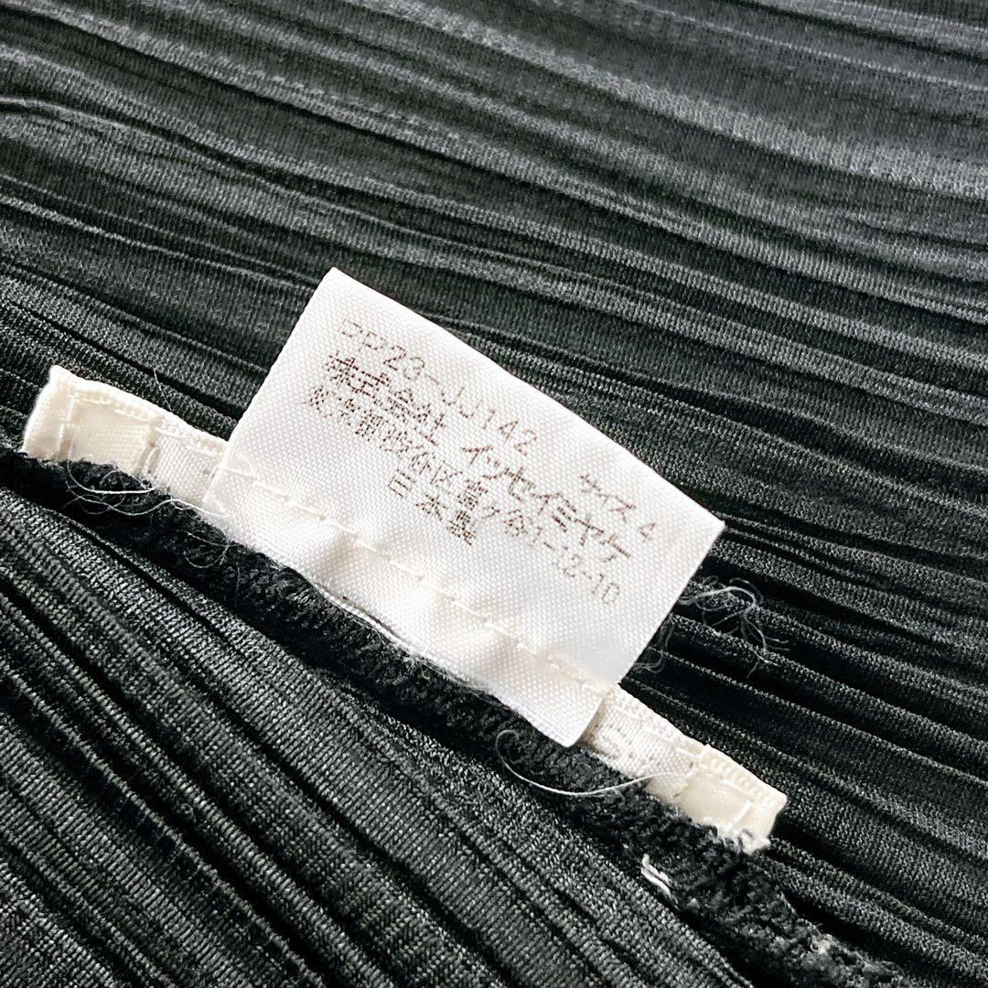 極美品✨PLEATS PLEASE 丸襟 シャツ サイズ4 XL相当 長袖