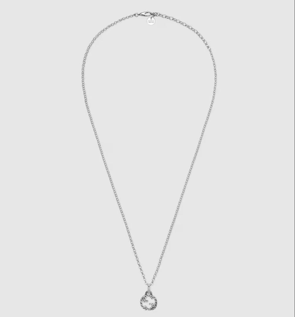 GUCCI 〔グッチ インターロッキング〕ペンダント ネックレス