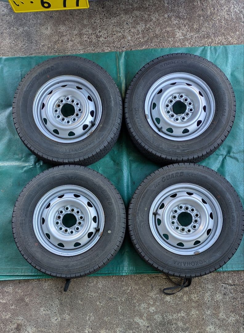 12インチ　ヨコハマ アイスガード　タイヤ・スチールホイール 4本セット