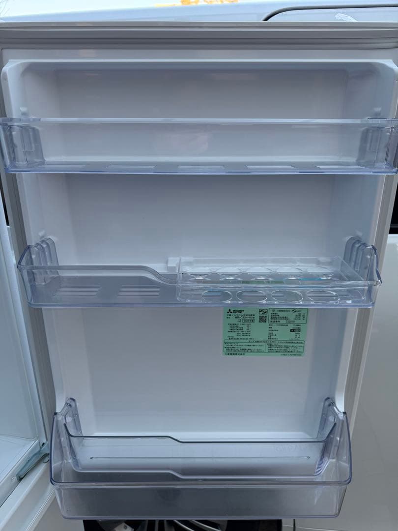 【極美品】三菱 3ドア冷蔵庫 MR-C33H-W1 全国送料無料