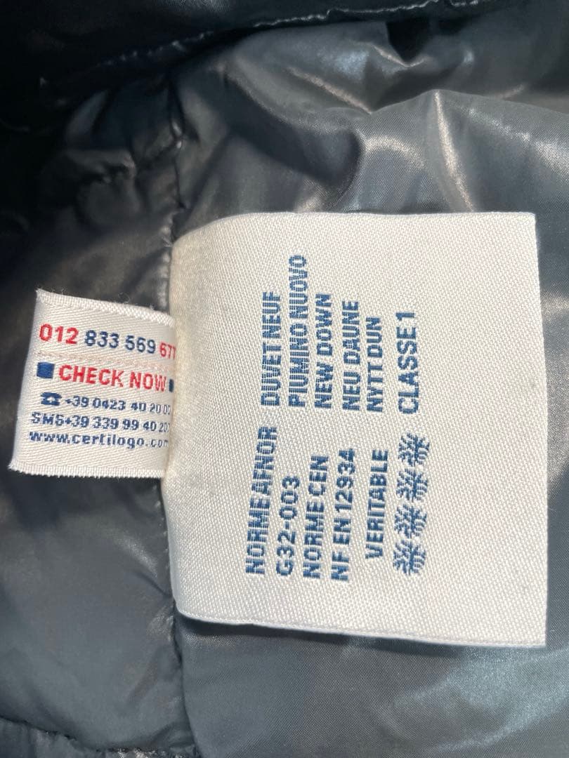 極美品モンクレールMAYAマヤ★サイズ2艶有黒L/モンクレールジャパン製正規品