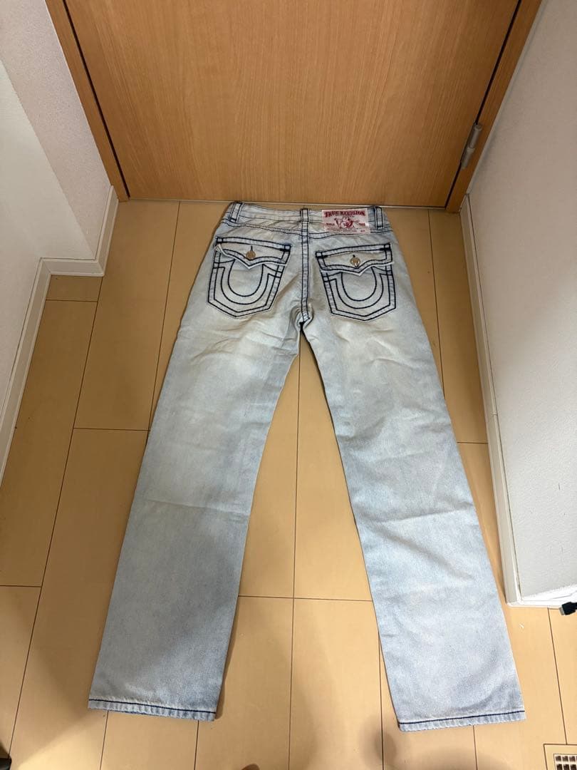 【即日発送】希少 True Religion トゥルーレリジョン ホワイトデニム