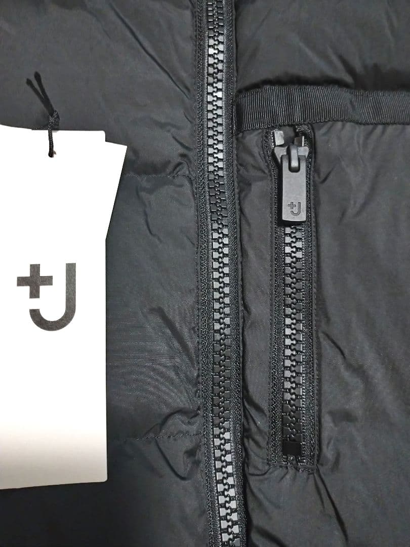 【未使用】ユニクロ　＋J　ジルサンダー　ダウンボリュームベスト　ブラック　S