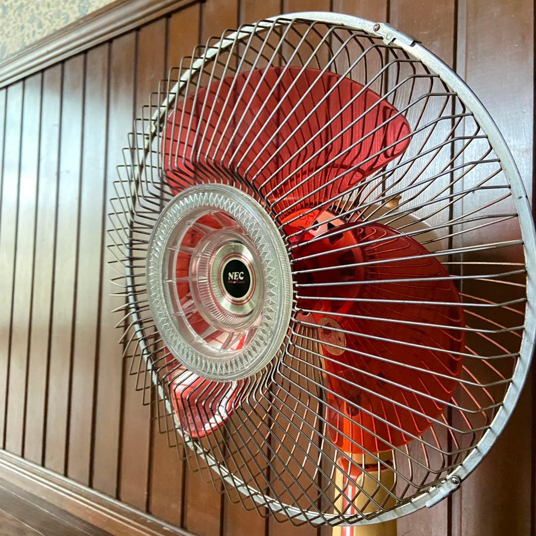 昭和レトロ　赤羽根　扇風機　NEC レトロポップ　当時物