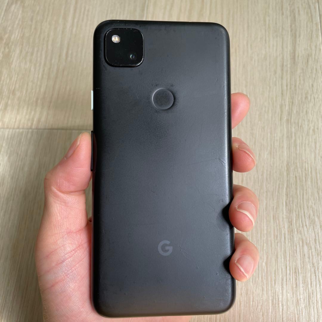Google Pixel 4a ジャストブラック おサイフケータイ未初期 難あり