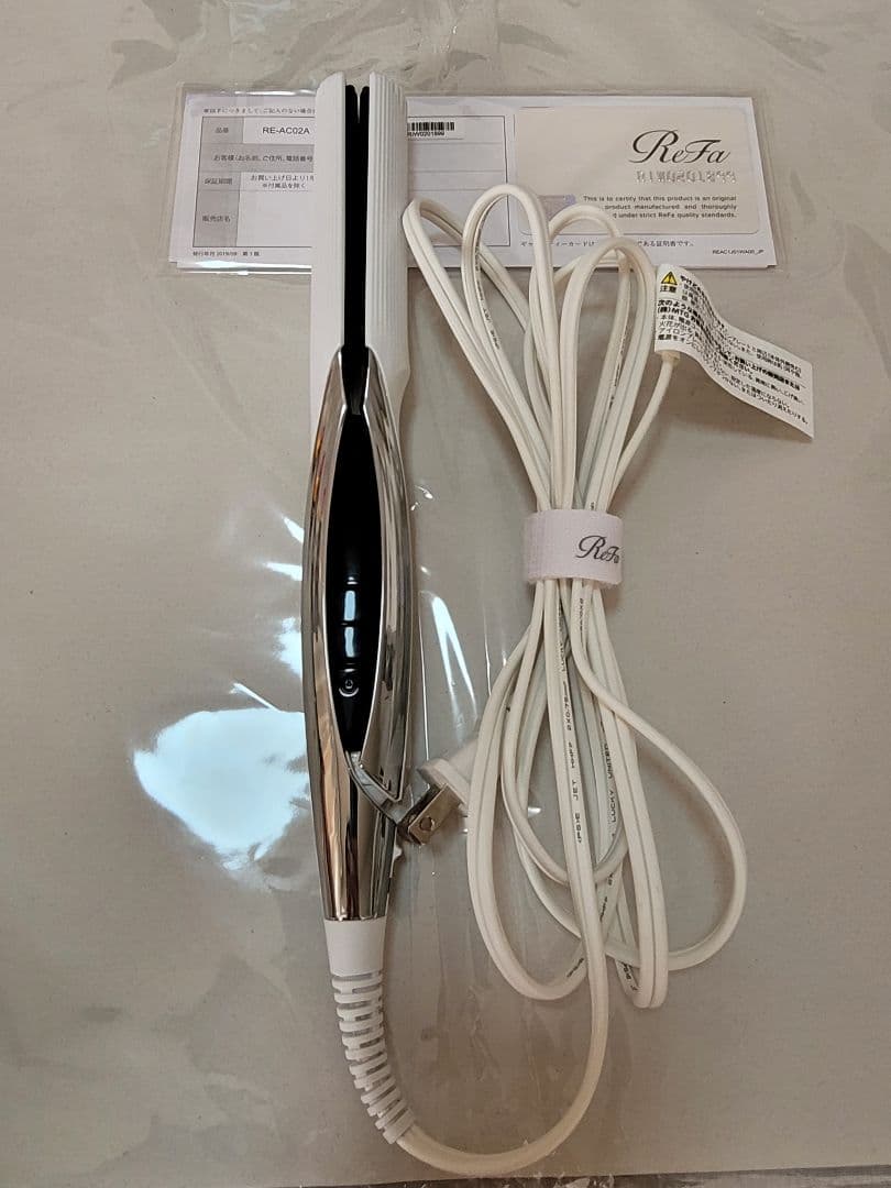 ReFa ストレートヘアアイロン ホワイト/シルバー