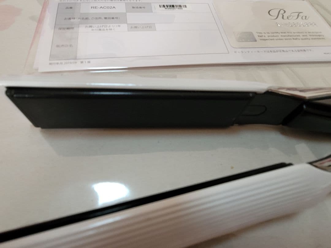 ReFa ストレートヘアアイロン ホワイト/シルバー