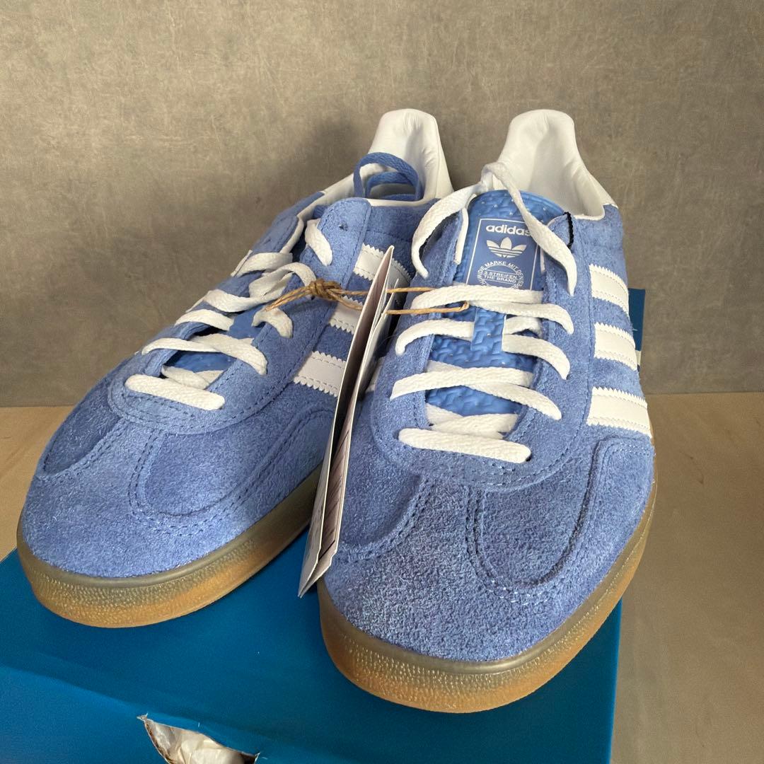 アディダス ガゼルインドア W 新品 HQ8717 ブルー ホワイト 26cm