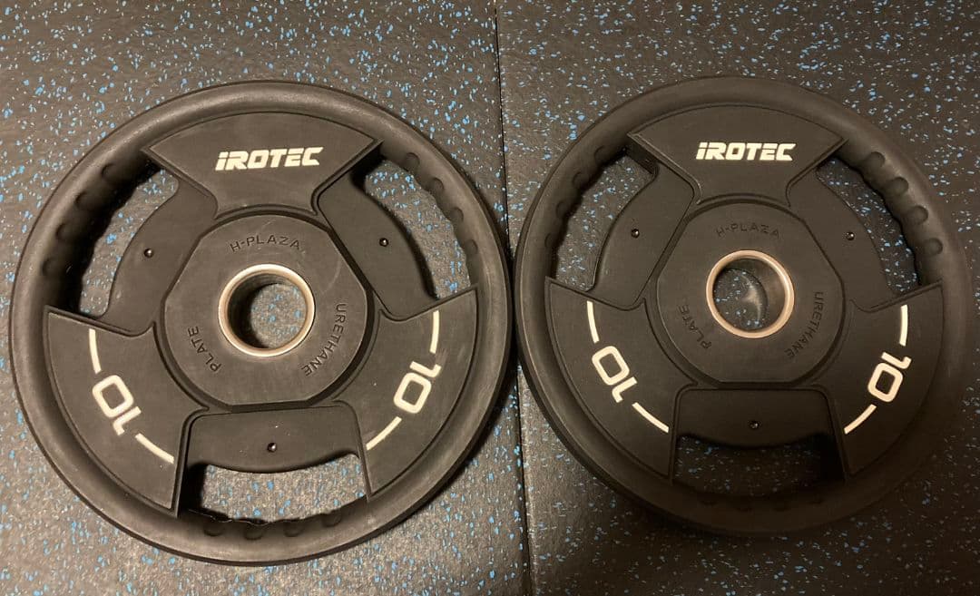 アイロテックプロ オリンピックウレタンプレート10kg2枚　ivanko mbc