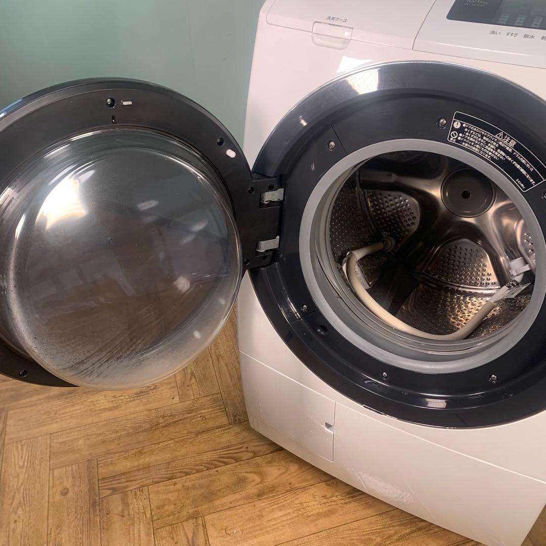 日立 ドラム式洗濯機 BD-SG100CL 10/6kg 2018年製 左開き