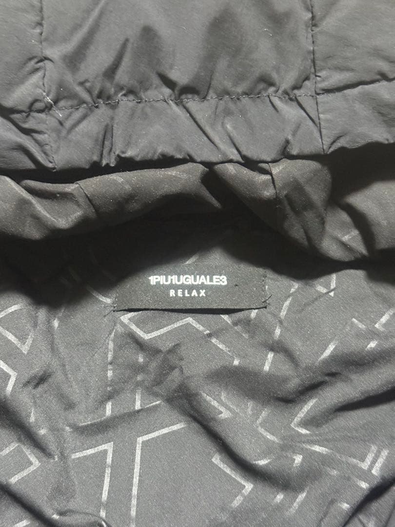 1PIU1UGUALE3 RELAX ウノピゥウ バックロゴダウンジャケット
