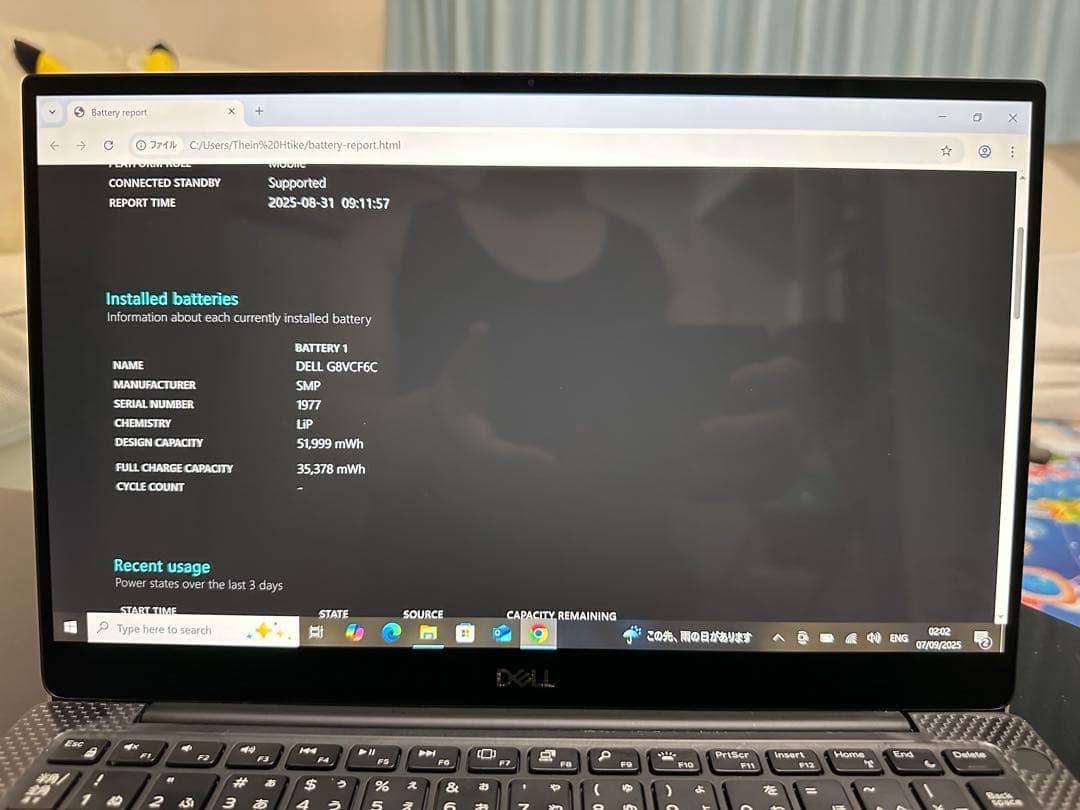 Dell xps 13 7390 i7-10710U 4K タッチパネル
