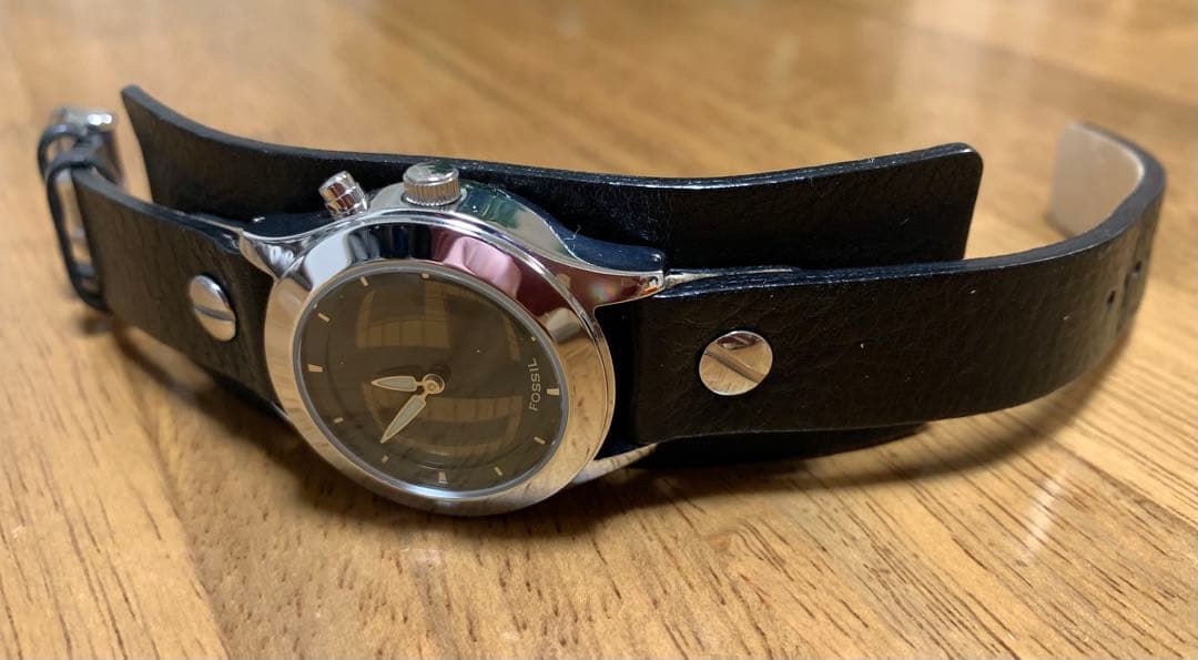 フォッシル　FOSSIL ビッグティック　缶ケース付属　完品