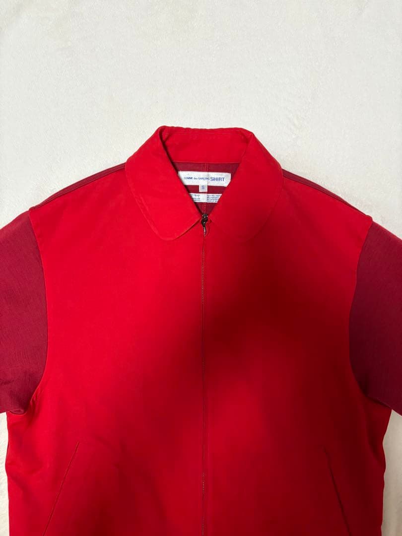 1990s コムデギャルソンシャツ　ブルゾン　赤