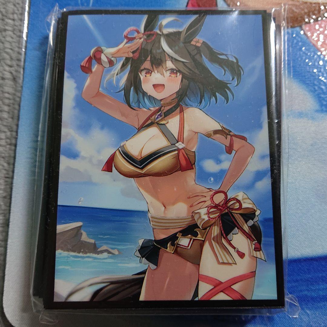 α1 ウマ娘 水着&海&岩 キタサンブラック スリーブ&プレイマット
