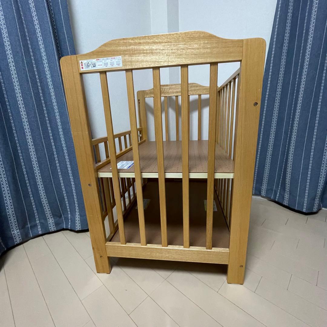 KATOJI ベビーベッド 木製 説明書付き