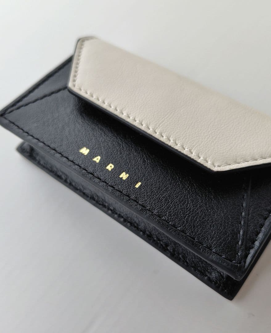 MARNI マルニー 二色使い カードケース 名刺入れ 白黒