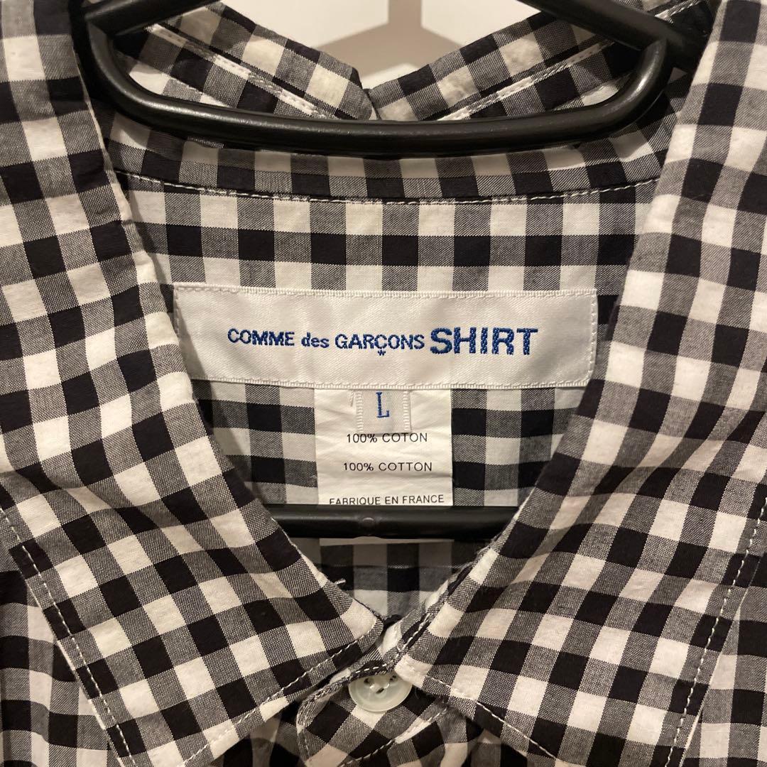 COMME des GARCONS SHIRT 白×黒ギンガム