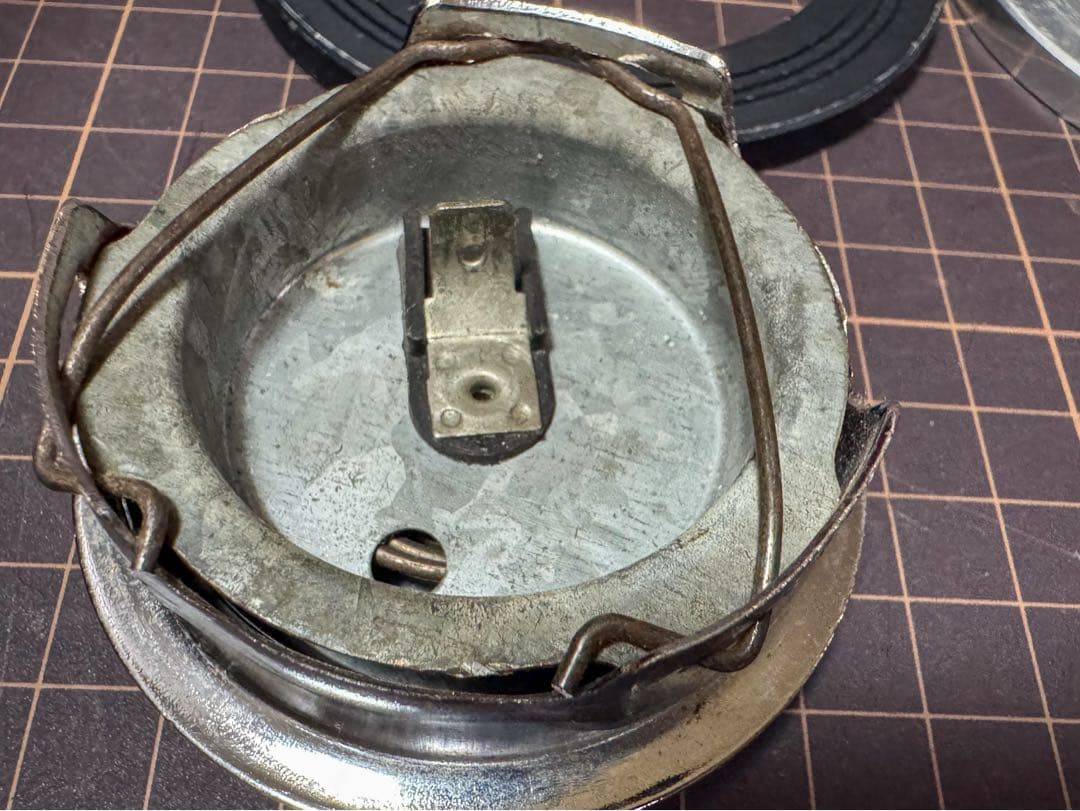 当時物 NARDI クラシック ホーンボタン リング セット