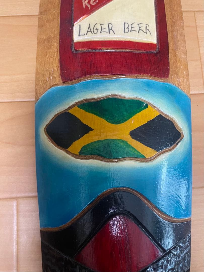 【和する】ジャマイカ　木彫り2個セット