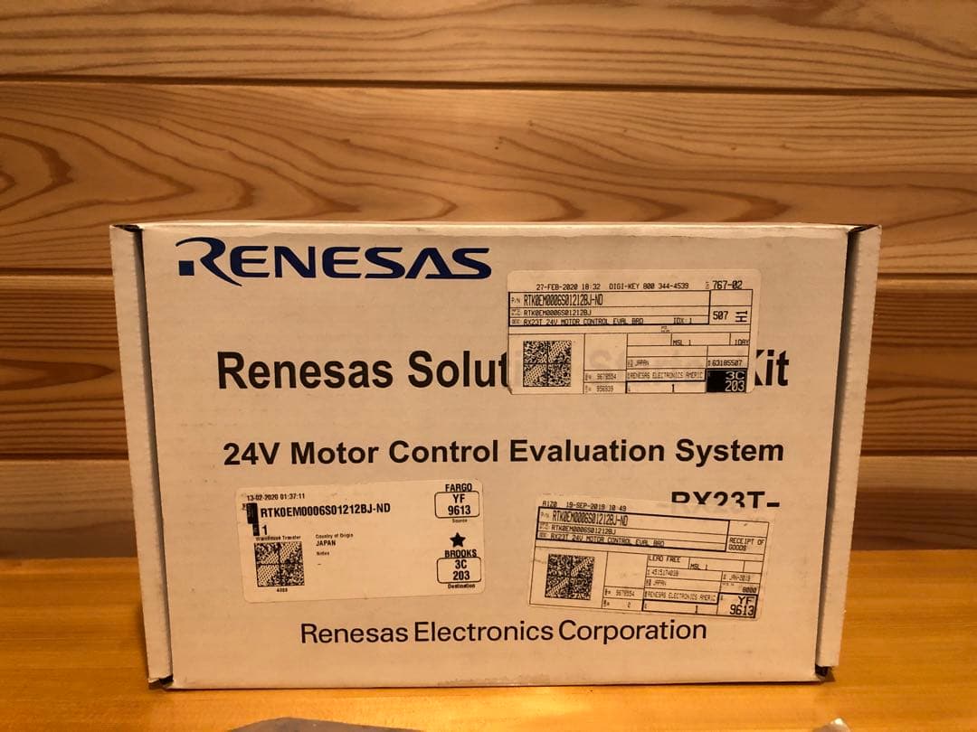 【使用数回:美品】RX23T モータコントローラ 評価ボード