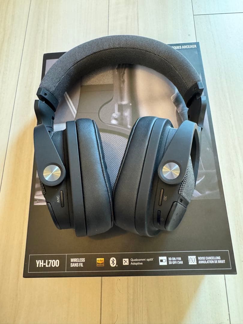 YAMAHA ヤマハ YH-L700A(B) ワイヤレスヘッドホン 黒