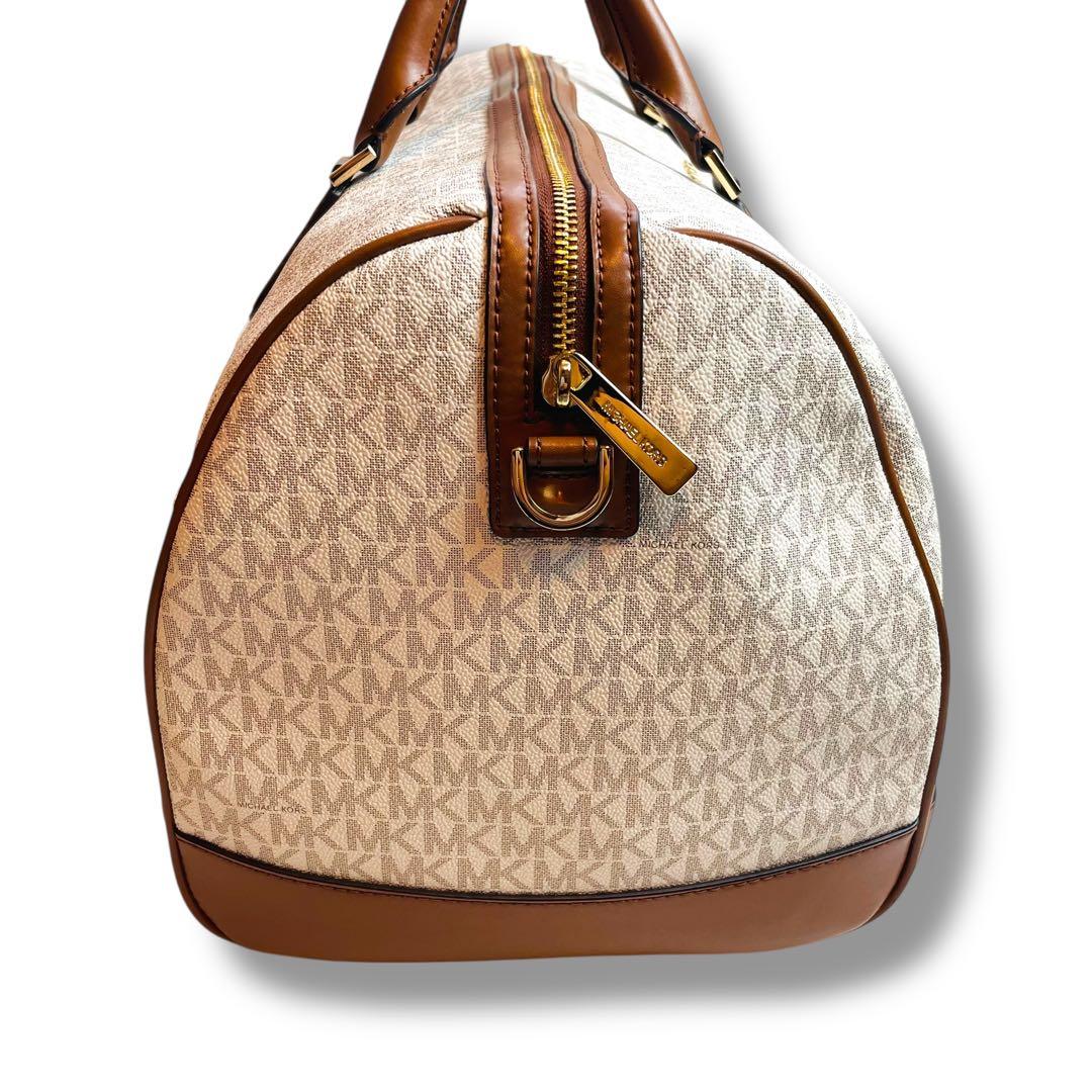 美品 マイケルコース ボストンバッグ トラベル シグネチャー XL ダッフル