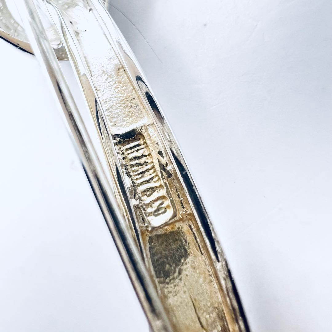 美品✨ティファニー　リボン　ピンブローチ　シルバー　Knot ヴィンテージ